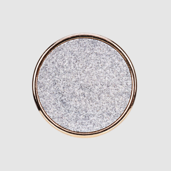 15 - 25mm Round Recycled Resin Buttons with Metal Base 30 Pack - Image 6