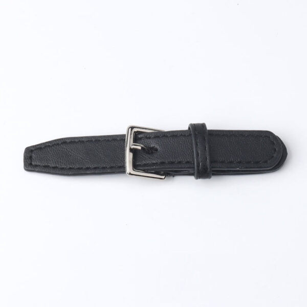 100mm Beige Khaki Black Leather Coat Sewing Sew-On Buckle - Image 4