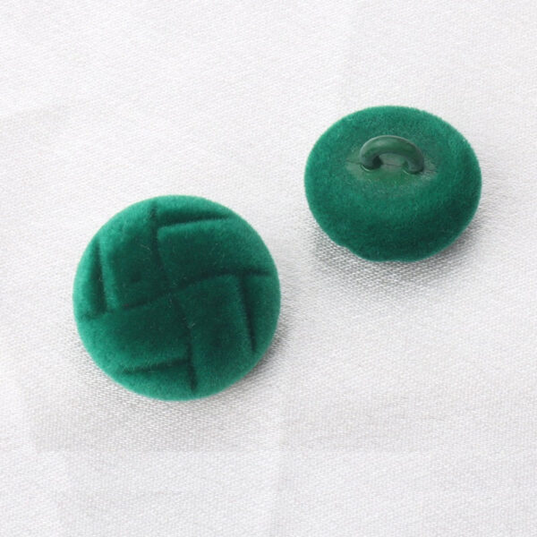 18/21mm Flocked Tortoise Pattern High-Stem Buttons 6pcs - Image 7