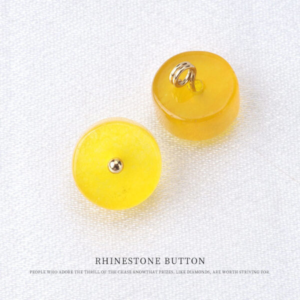 10mm Colorful Natural Jade Buttons with Flower Mounts for Chinese Hanfu 10pcs - Image 6