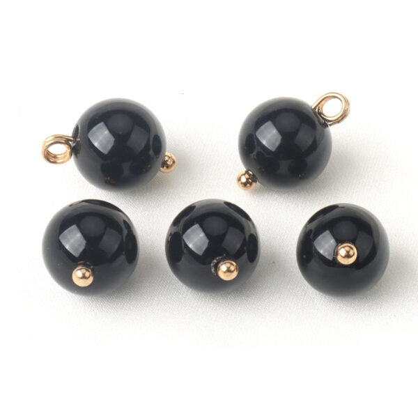10mm Round Agate Buttons Decorative Buttons for Chinese Tang Suit 30 Pack - Image 4