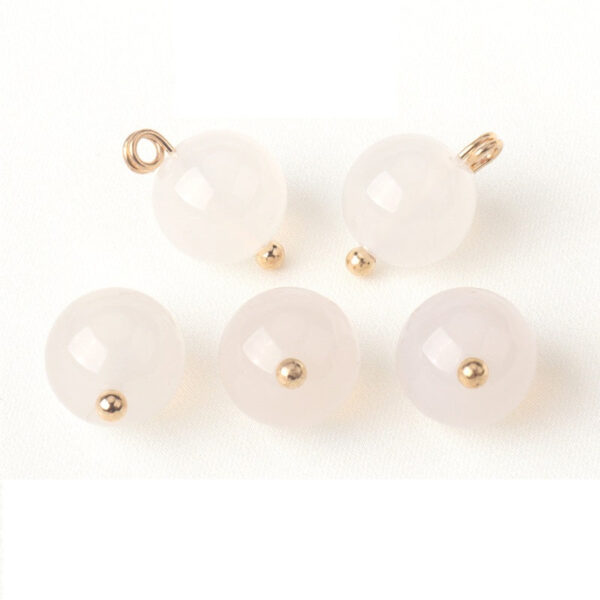 10mm Round Agate Buttons Decorative Buttons for Chinese Tang Suit 30 Pack - Image 3