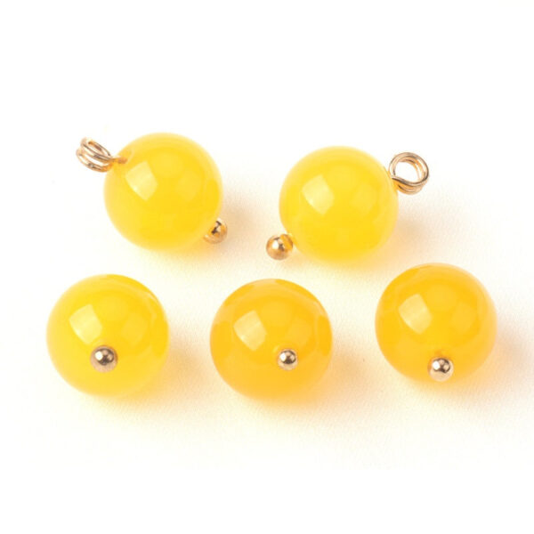 10mm Round Agate Buttons Decorative Buttons for Chinese Tang Suit 30 Pack - Image 5