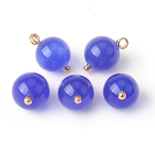 10mm Round Agate Buttons Decorative Buttons for Chinese Tang Suit 30 Pack - Image 6
