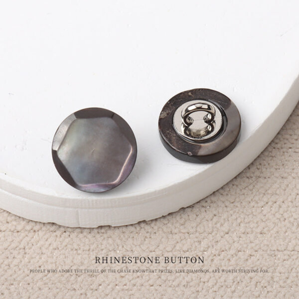 Natural Cut White Butterfly Shell Shank Buttons for Shirts Blouses Skirts 10pcs - Image 5
