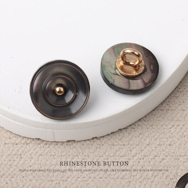 Natural Cut White Butterfly Shell Shank Buttons for Shirts Blouses Skirts 10pcs - Image 9
