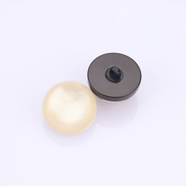 12.5 - 23mm Japanese Handmade Hemispherical Deep Sea Shell Buttons 2pcs - Image 2
