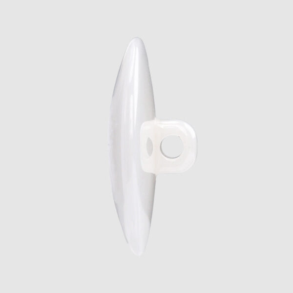 15 - 24mm Black & White Spherical Ceramic Buttons with Shank 6pcs - Image 2