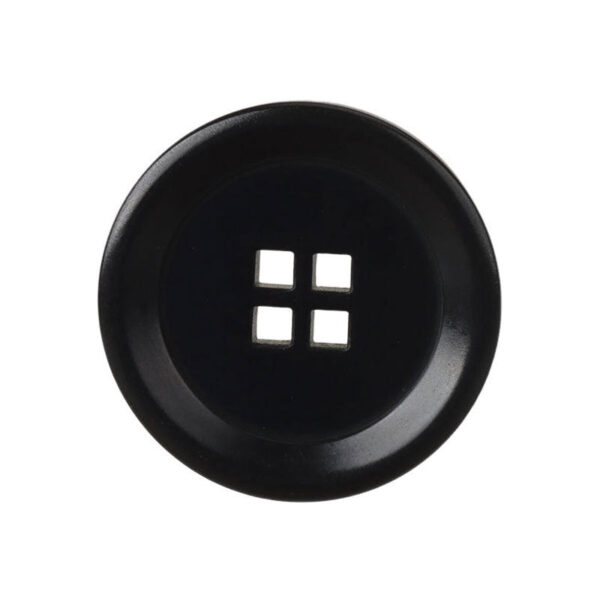 15/20/25mm Beige Black Laser Cut Square-Hole Corozo Buttons for Suits Sweaters