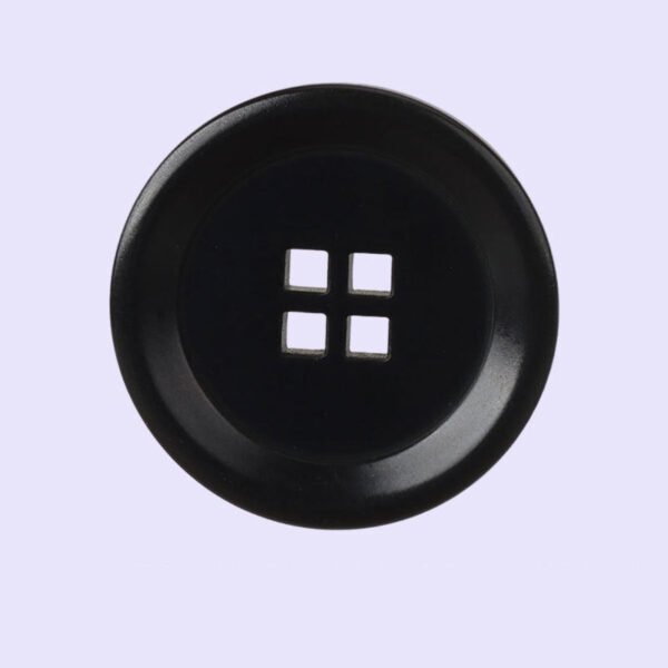 15/20/25mm Beige Black Laser Cut Square-Hole Corozo Buttons for Suits Sweaters - Image 5