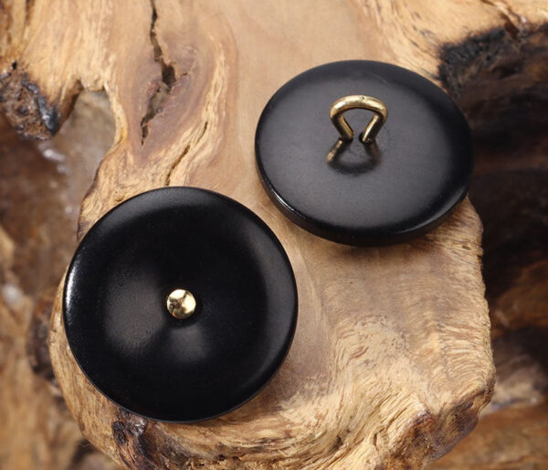 11.5-20mm Beige Black Brown Pink Corozo Buttons with Copper Shanks for Knitwear Shirts 12pcs - Image 5