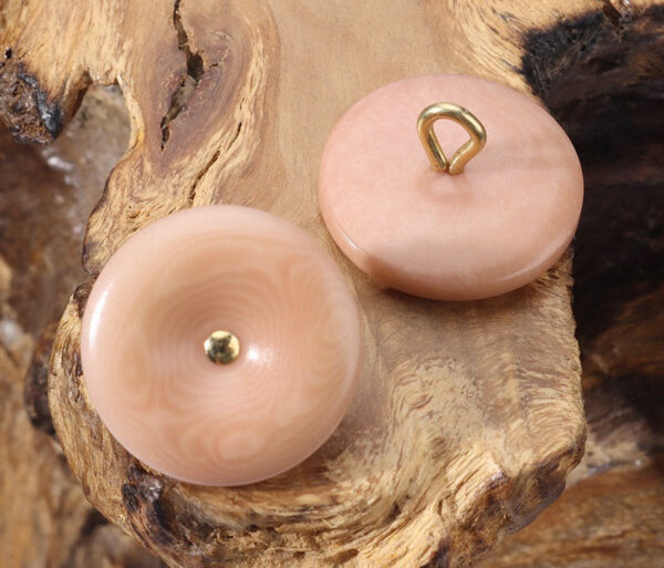 11.5-20mm Beige Black Brown Pink Corozo Buttons with Copper Shanks for Knitwear Shirts 12pcs - Image 7