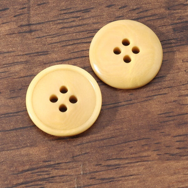 20mm Round 4 Hole Light Pink Blue Beige Natural Corozo Tagua Nut Buttons 20PCS - Image 4