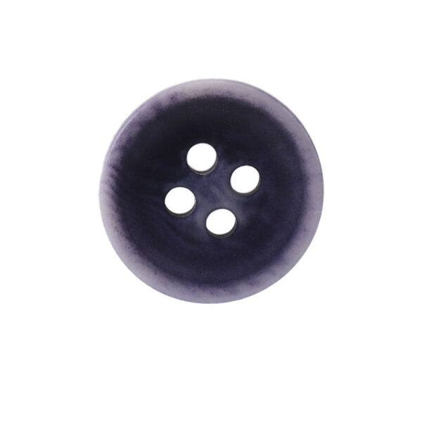 15mm Round 4 Hole Beige Purple Distressed Corozo Buttons for Sweater Knitwear 20pcs - Image 3