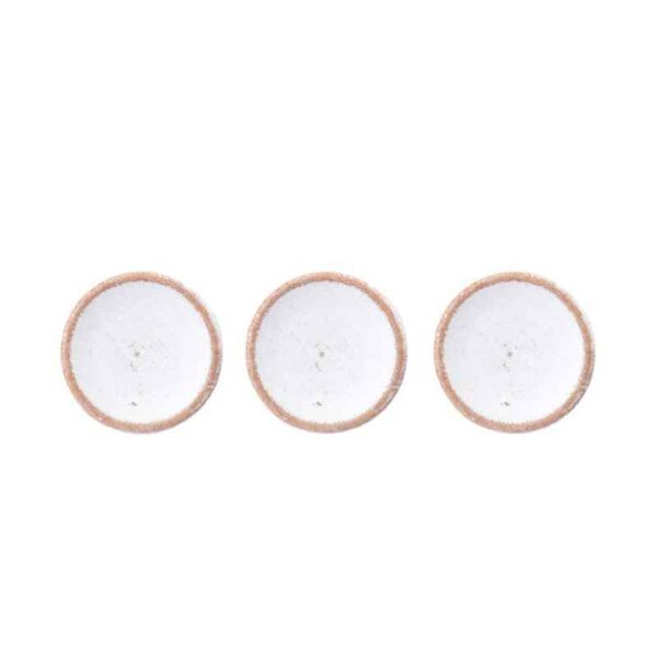 11.5mm Round Blue White Painted Distressed Shank Wood Buttons for Children's Sweaters Cardigans 40pcs