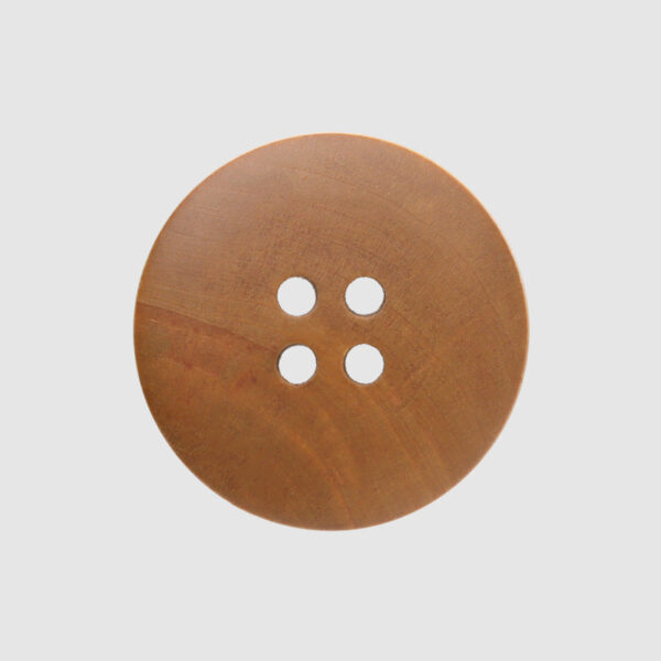 Round Fine Edged 4-Hole Dyed Poplar Wood Buttons for Vintage Shirts and Sweaters - Image 2