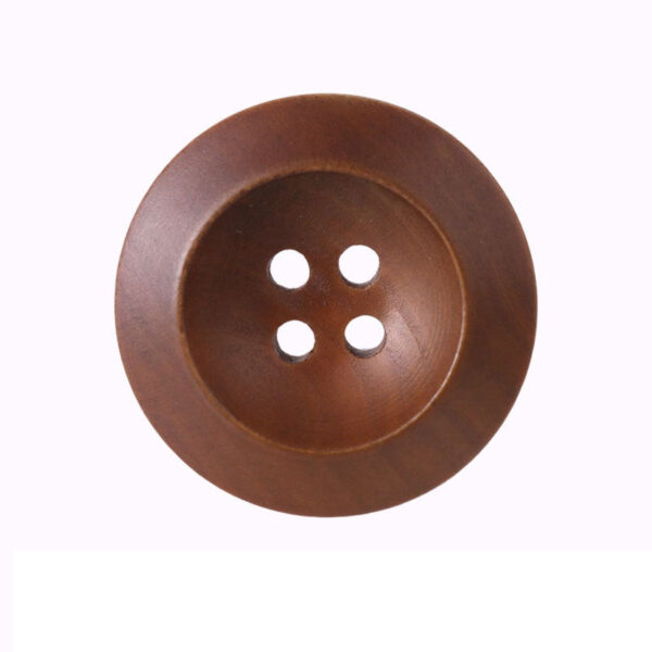 20/25mm Vintage Round 4 Hole Painted Poplar Wood Buttons for Garment Coats - Image 4