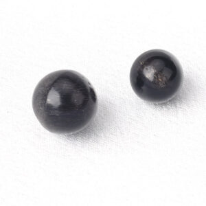 10/11mm Black Coffee Natural Water Buffalo Horn Concealed-Hole Bead Buttons 10pcs