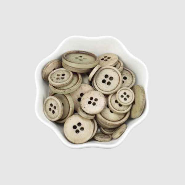 11.5-23mm Vintage Natural Bone Buttons for Sweaters Coats 25 Pack - Image 6