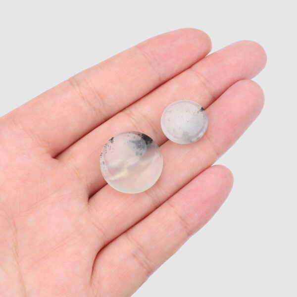 15/20mm Hidden Eye Jade Buttons for Tang Suit,Trench Coat 2pcs - Image 2
