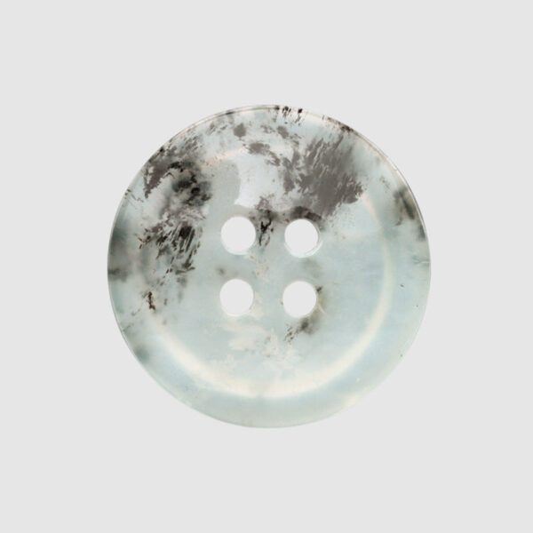 18/25mm Ink Natural Jade Four Hole Buttons for Retro Chinese Garments 2pcs - Image 2