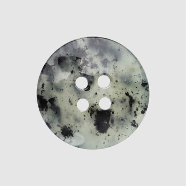 18/25mm Round Natural Jade Buttons for Chinese Zen Attire Tang Suit 2pcs - Image 2