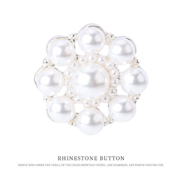 23mm Metal Pearl Decorative Button for Sweater Jackets 6pcs - Image 5