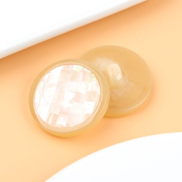 Mosaic Round Resin Shank Buttons for Women Sweater 20 Pack (18/23/25/28mm) - Image 6