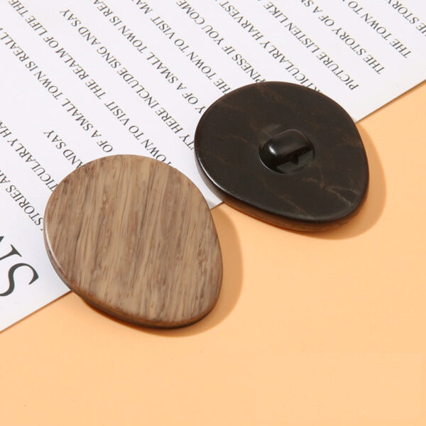 Oval Wood Grain Resin Shank Buttons 20 Pack(19/24/27/33mm) - Image 6
