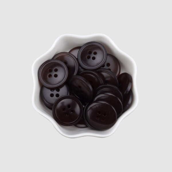 15-25mm Round Pearlescent Translucent Recycled Resin Buttons 30 Pack - Image 5