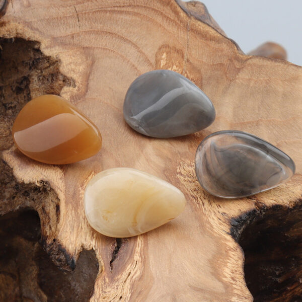 Resin Imitation Jade Buttons with Metal Shanks for Coat Sweater 20 Pack - Image 2