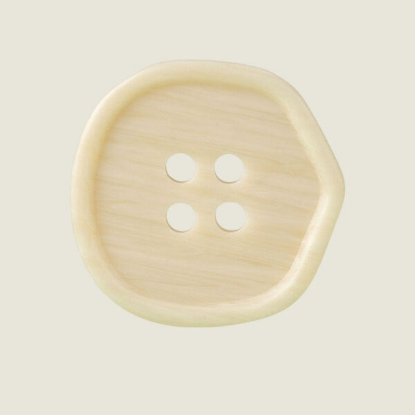 18-28mm Black Beige Khaki Geometric 4-Hole Wood Grain Resin Buttons 20PCS - Image 6