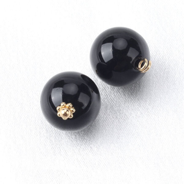 13mm Resin Bead Buttons with Flower Base for Chinese Silk Cheongsam Shirts 12pcs - Image 8