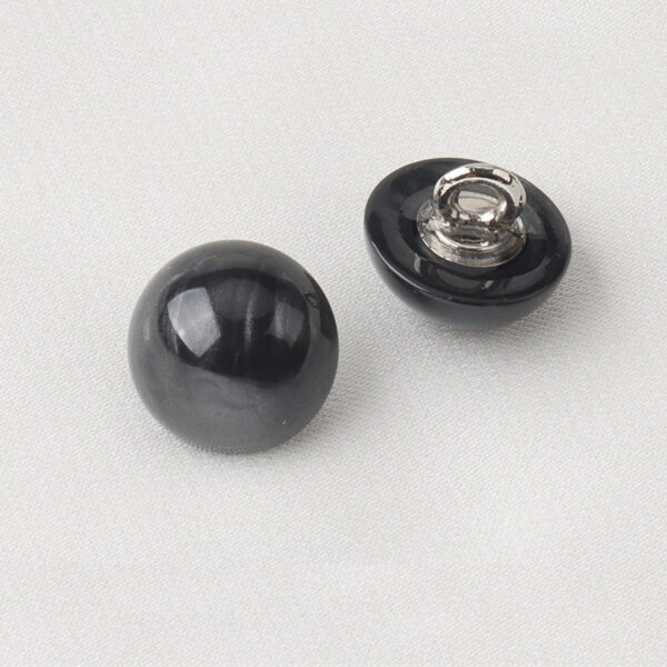 Mushroom White Black Resin Shirt Buttons with Metal Shank 36 Pack(3 Colors) - Image 4