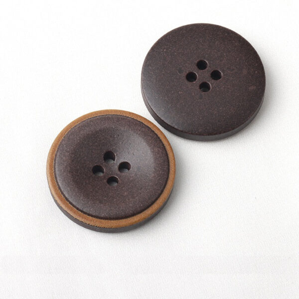 Recycled Burnt Edge Resin Four-Hole Coat Button 30 Pack (5 Sizes) - Image 7