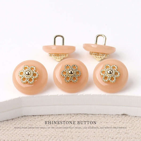 11mm Chinese Resin Floral Shank Buttons for Qipao and Retro Shirts 30 Pack - Image 7