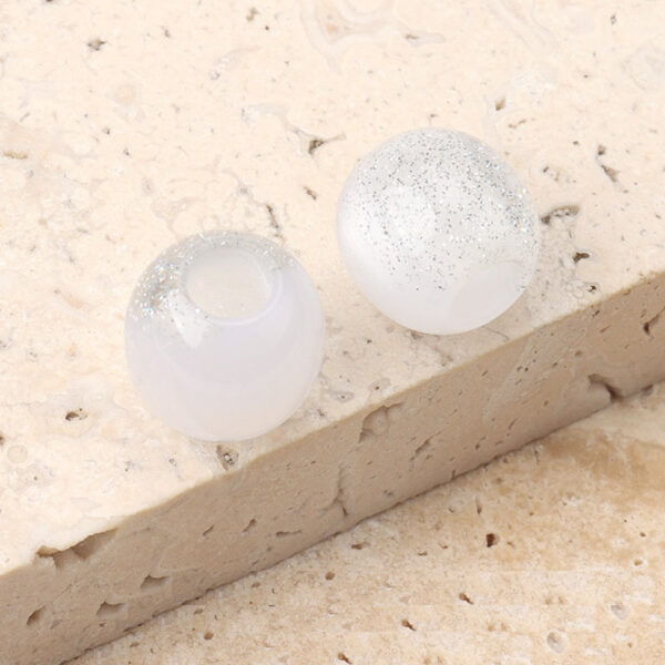 12mm 10-Color Resin Beads with Pearl Luster for Handmade DIY Jewelry 50 Pack - Image 3