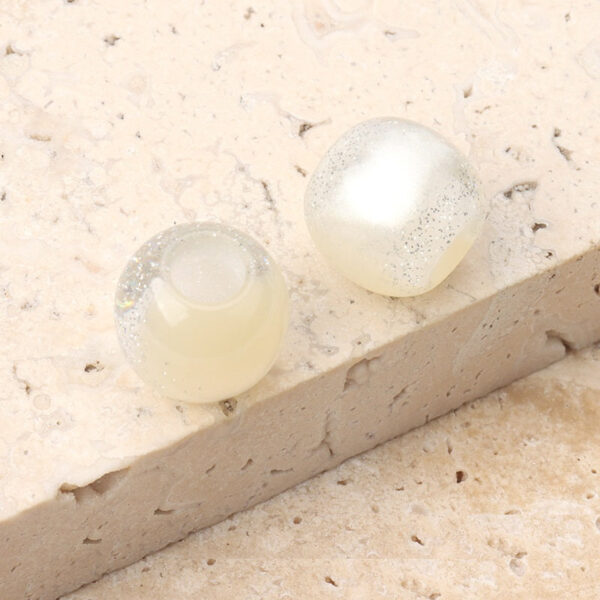 12mm 10-Color Resin Beads with Pearl Luster for Handmade DIY Jewelry 50 Pack - Image 9
