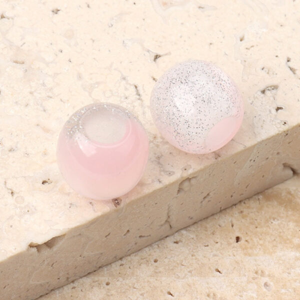 12mm 10-Color Resin Beads with Pearl Luster for Handmade DIY Jewelry 50 Pack - Image 4