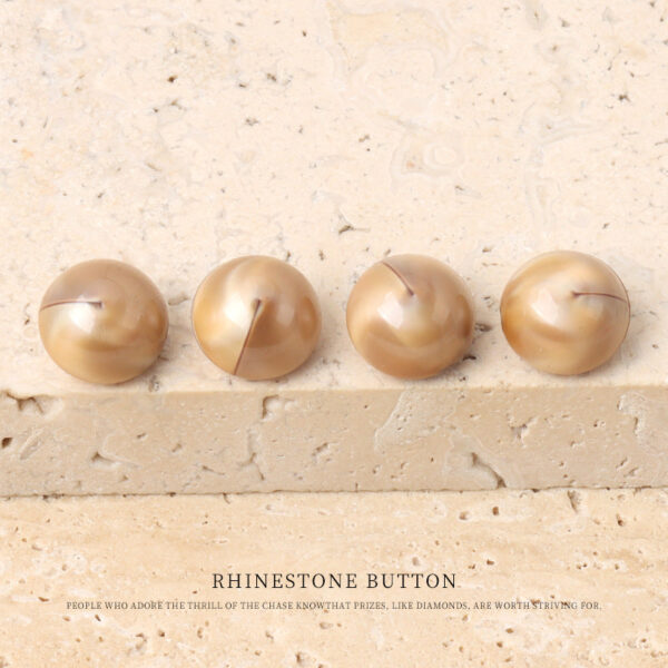 11mm Colorful Round Mushroom Acrylic Button with Metal Shank 28 Pack - Image 9