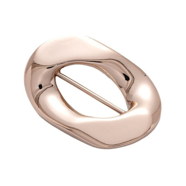 Irregular Shaped Decorative Buckle for Coats and Swimsuits 2PCS