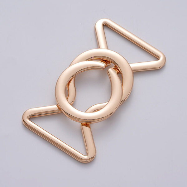 Chinese Style Waist Adjusting Decorative Metal Coat Belt Buckle 2pcs - Image 3