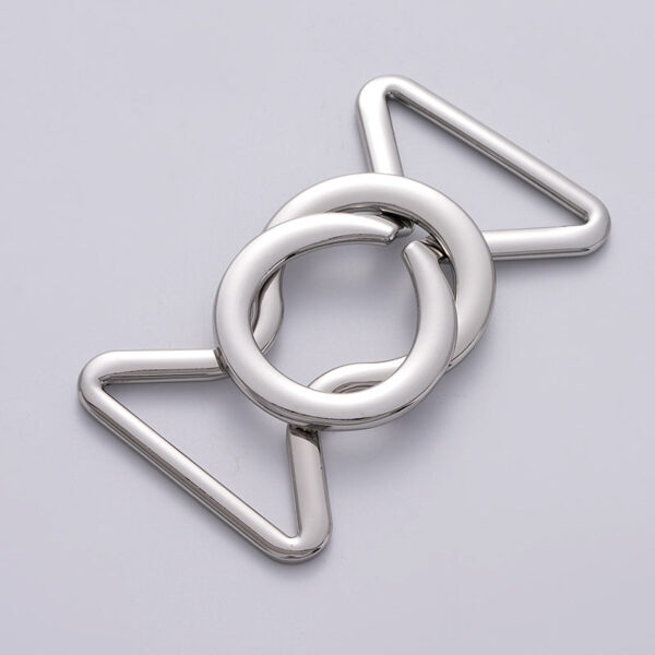 Chinese Style Waist Adjusting Decorative Metal Coat Belt Buckle 2pcs - Image 5