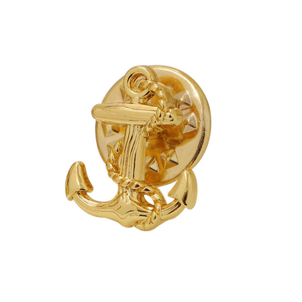 13x15mm Zinc Alloy Anchor Brooch for Men 10pcs - Image 2