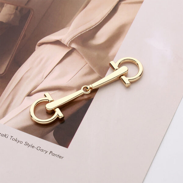 Women's Slim Belt Pair Buckle with Fashionable Heart Decorative Buckle 2pcs