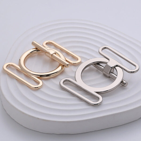 Chinese Multifunctional DIY Belt Adjustment Metal Lock Buckle 4pcs - Image 3