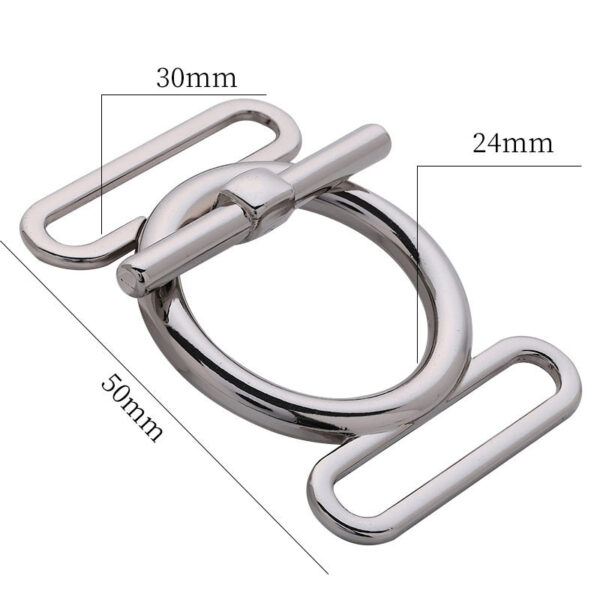 Chinese Multifunctional DIY Belt Adjustment Metal Lock Buckle 4pcs - Image 5