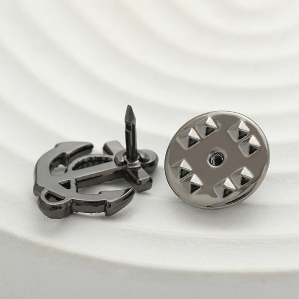 Anchor Diamond Alloy Decorative Badge Collar Pin Brooch 6 Pack - Image 4