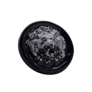 British Lion Head Ink Color Glacier Metal Blouse Button 5pcs
