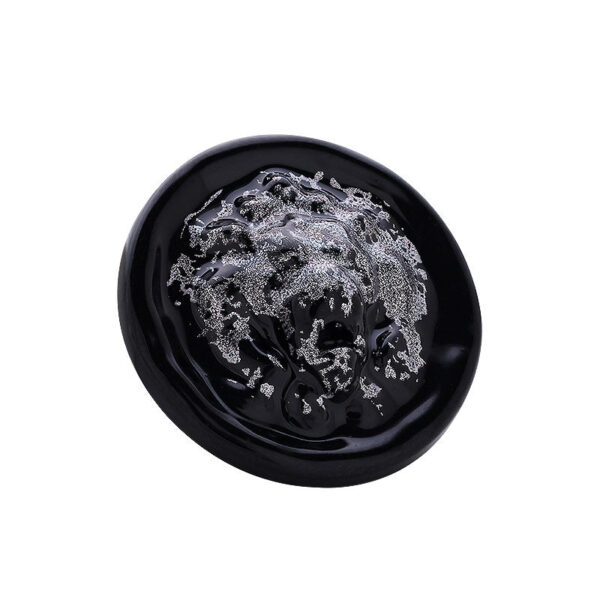 British Lion Head Ink Color Glacier Metal Blouse Button 5pcs